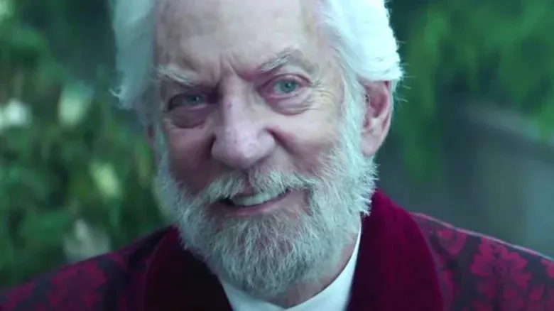 High Quality Hunger Games - Donald Sutherland Blank Meme Template