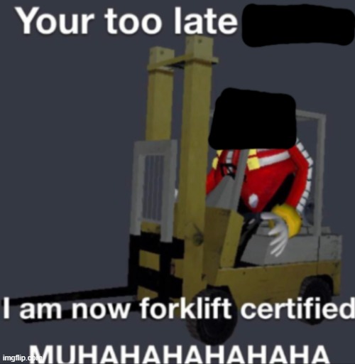 forklift certified | image tagged in forklift certified | made w/ Imgflip meme maker