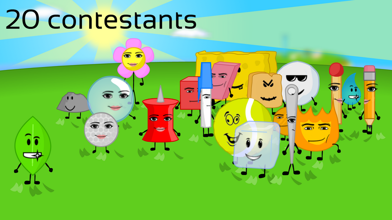 Bfdi with Roblox faces Blank Meme Template