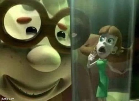 Remember this infamous scene from that crossover between fairy odd parents and jimmy neutron? | made w/ Imgflip meme maker