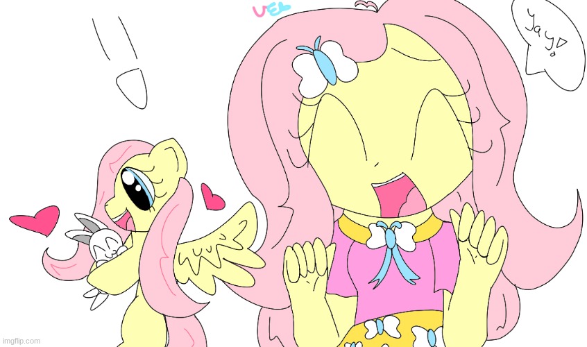 I felt like drawing flutter shy so I did :3 | image tagged in mlp | made w/ Imgflip meme maker