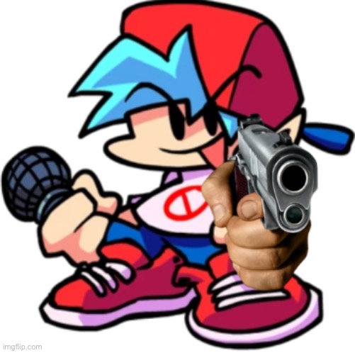 fnf bf gun | image tagged in fnf bf gun | made w/ Imgflip meme maker