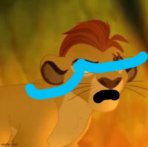 Kion crybaby | image tagged in kion crybaby | made w/ Imgflip meme maker