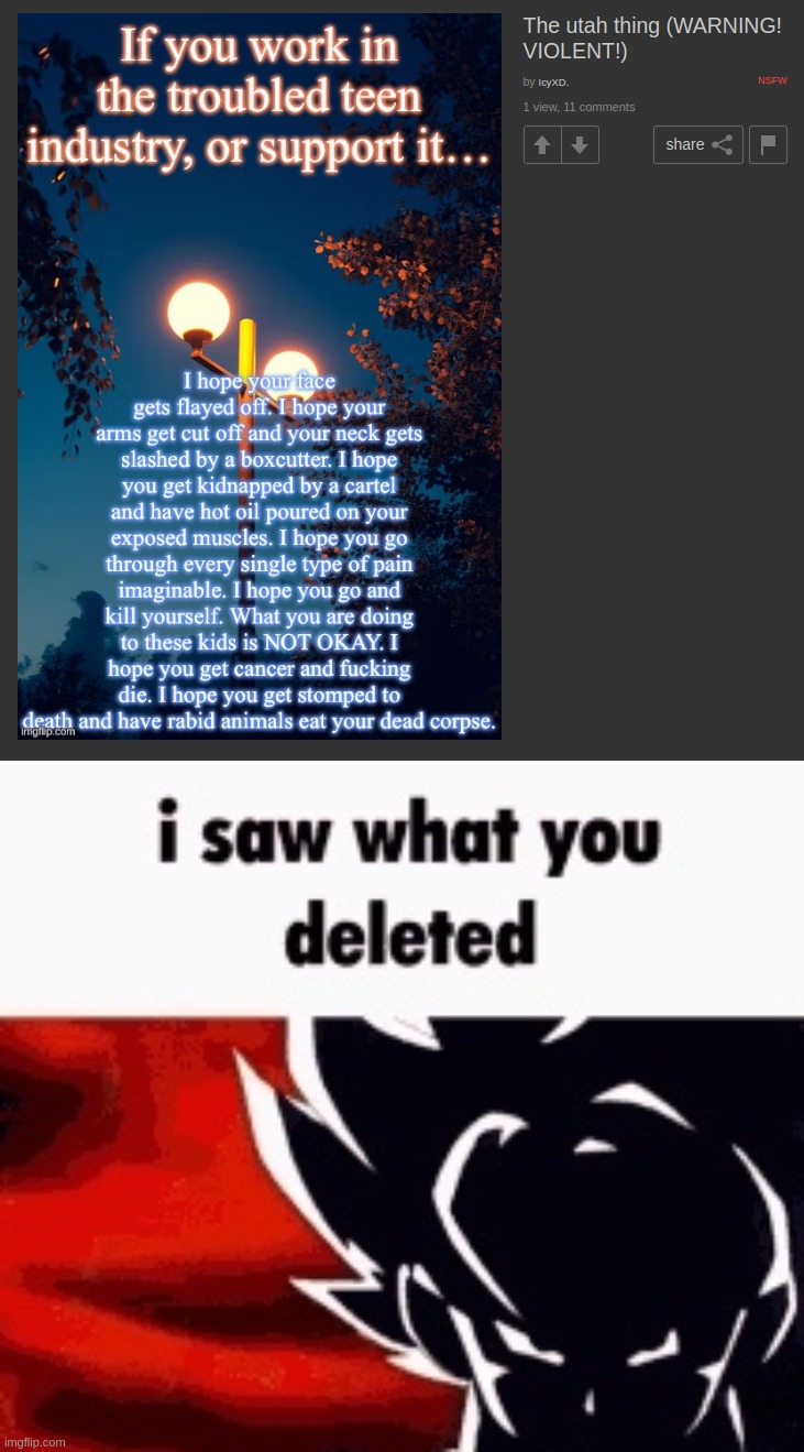 image tagged in i saw what you deleted | made w/ Imgflip meme maker