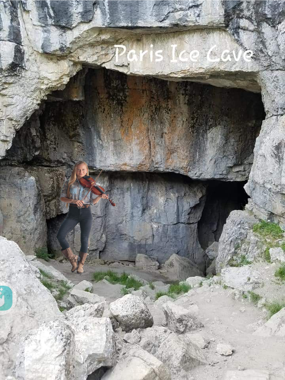 Paris Ice Cave Blank Meme Template