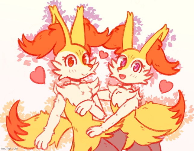 me and who? | image tagged in braixen | made w/ Imgflip meme maker