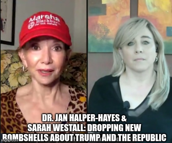 Dr. Jan Halper-Hayes & Sarah Westall: Dropping NEW Bombshells About TRUMP and the REPUBLIC. (Video) 