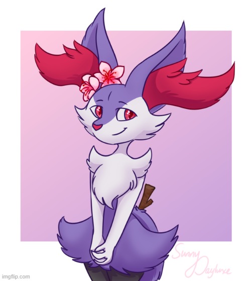 me fr | image tagged in frost,braixen | made w/ Imgflip meme maker