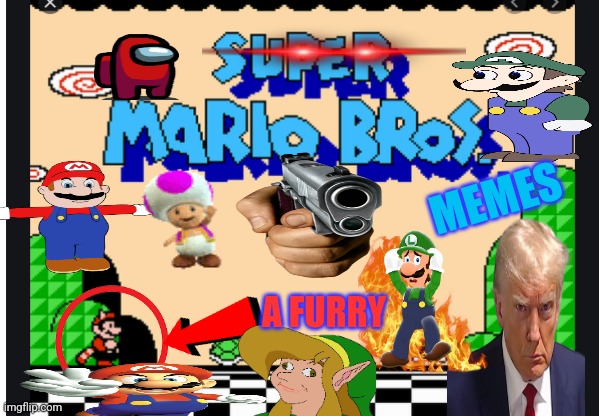 Super Mario Bros 3 Renewned | MEMES; A FURRY | image tagged in super mario bros 3 renewned | made w/ Imgflip meme maker