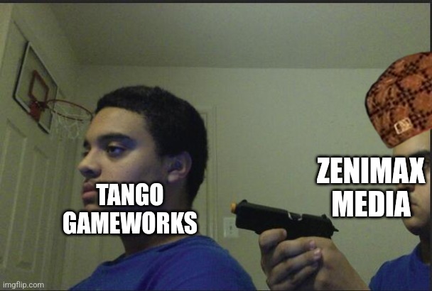 Trust Nobody, Not Even Yourself | ZENIMAX MEDIA; TANGO GAMEWORKS | image tagged in trust nobody not even yourself | made w/ Imgflip meme maker