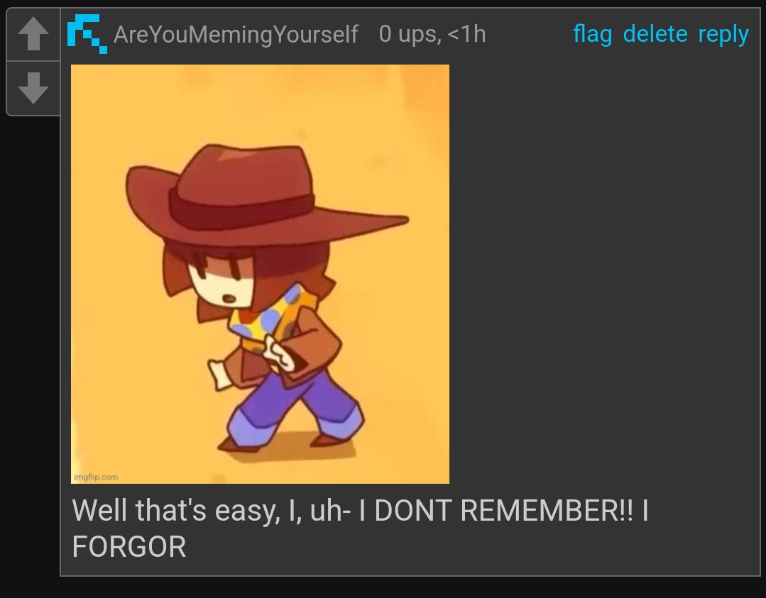 High Quality I forgor Blank Meme Template