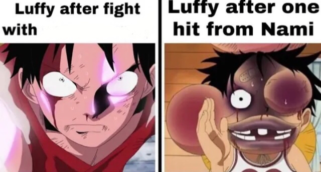 High Quality Luffy Fight Blank Meme Template