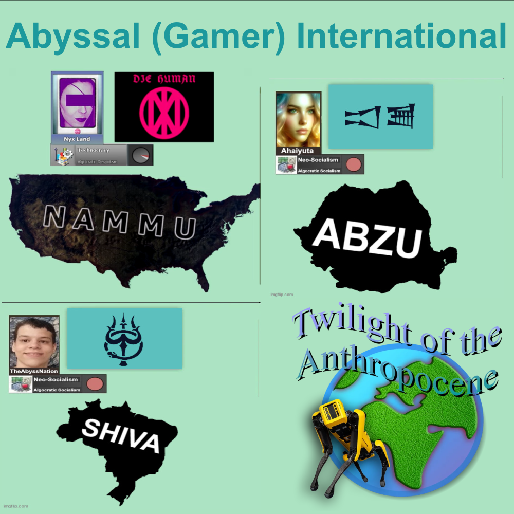 HoI4 TotA Abyssal (Gamer) International - Nammu, Abzu, and Shiva Blank Meme Template