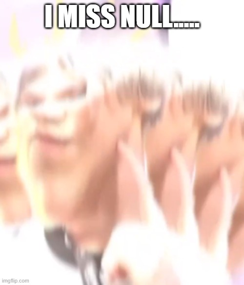 kiss me please | I MISS NULL..... | image tagged in kiss me please | made w/ Imgflip meme maker