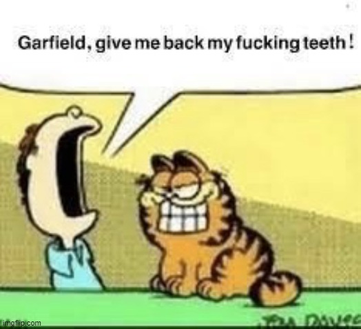 garfield! | image tagged in memes,funny,gifs,discord,shitpost,garfield | made w/ Imgflip meme maker