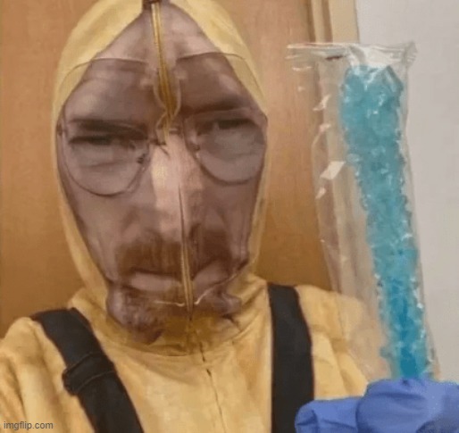 jebesse we mneed to cvook | image tagged in funny,memes,gifs,walter white,cosplay fail,halloween costume | made w/ Imgflip meme maker