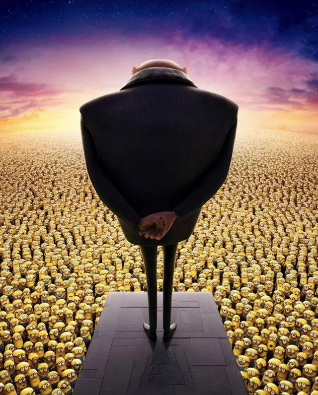 Gru and Minions Blank Meme Template