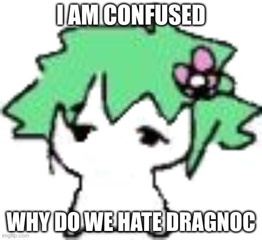 Babil | I AM CONFUSED; WHY DO WE HATE DRAGNOC | image tagged in babil | made w/ Imgflip meme maker