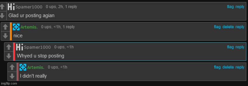 I didn't really stop posting | image tagged in msmg | made w/ Imgflip meme maker