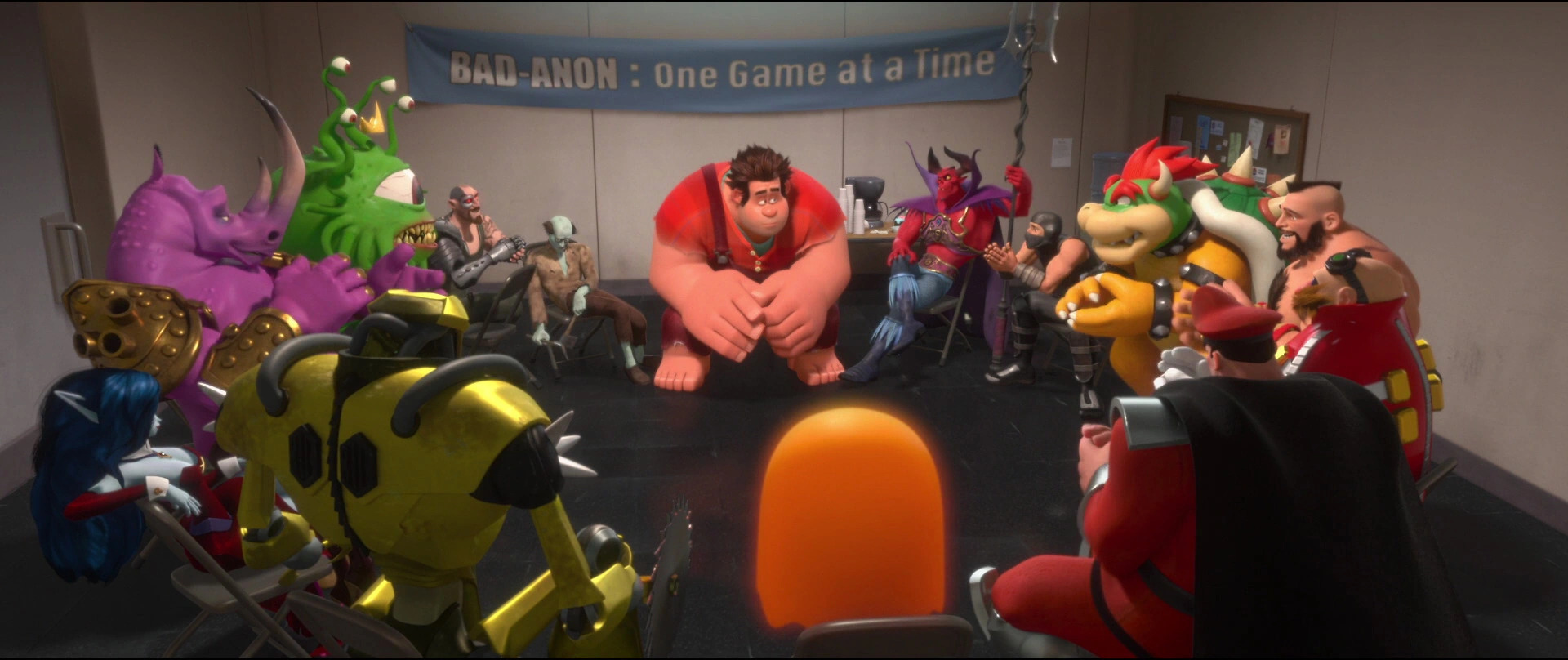 High Quality Wreck-it Ralph Support Group Blank Meme Template