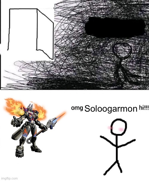 OMG hi | Soloogarmon | image tagged in omg hi | made w/ Imgflip meme maker