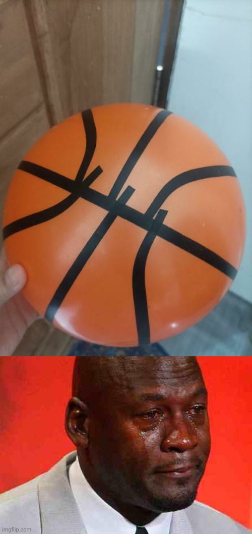 Basketball fail | image tagged in crying michael jordan,basketball,you had one job,memes,balls,ball | made w/ Imgflip meme maker