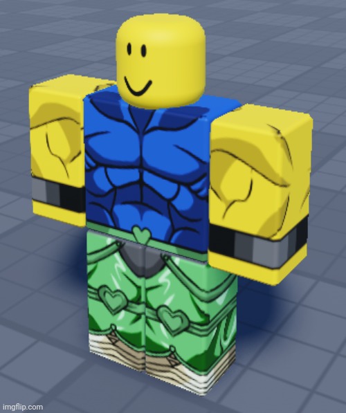 Buff noob | image tagged in roblox | made w/ Imgflip meme maker