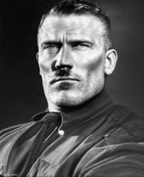 Gigachad Hitler | image tagged in gigachad hitler | made w/ Imgflip meme maker