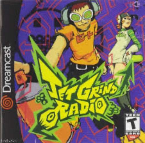 Jet grind radio | image tagged in jet grind radio | made w/ Imgflip meme maker