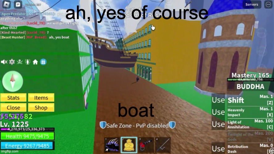 boat | ah, yes of course; boat | image tagged in funny | made w/ Imgflip meme maker