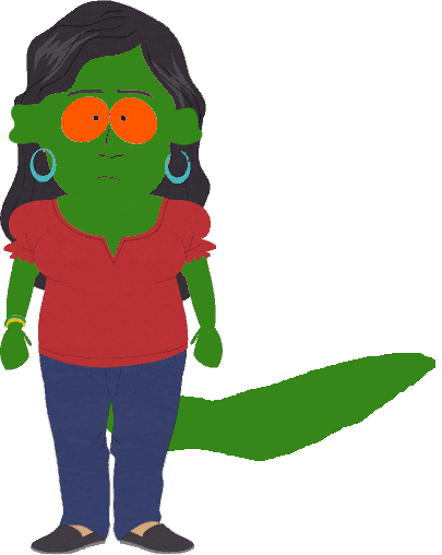 Mrs. Rodriguez as Gorgo's Mother (Ograsaurus Narsai) Blank Meme Template