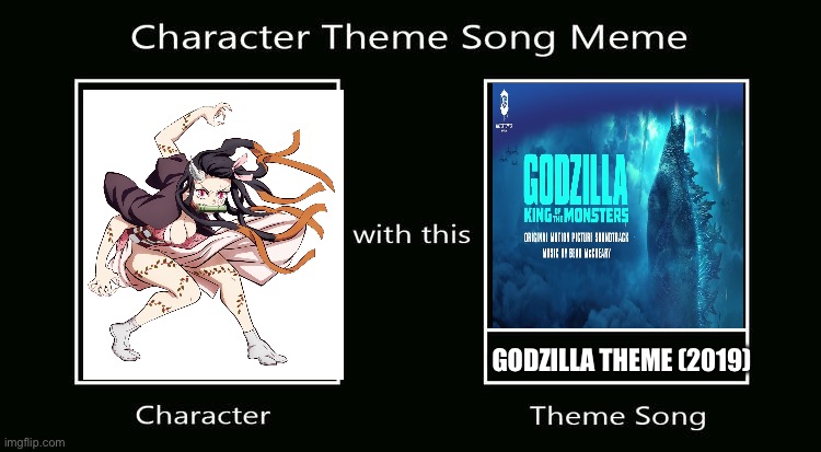 What if Nezuko has Godzilla theme (2019) | GODZILLA THEME (2019) | image tagged in demon slayer,godzilla | made w/ Imgflip meme maker