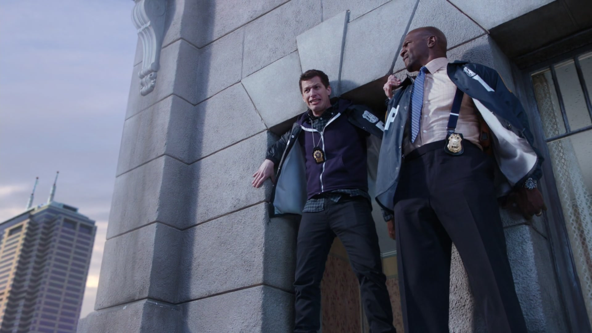 Brooklyn99 Jake And Terry Blank Meme Template