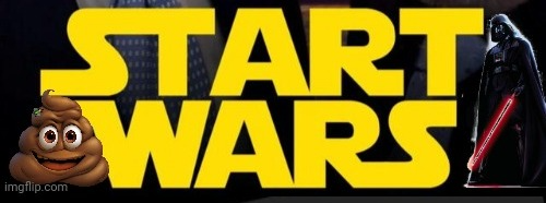 Start Wars logo Blank Meme Template