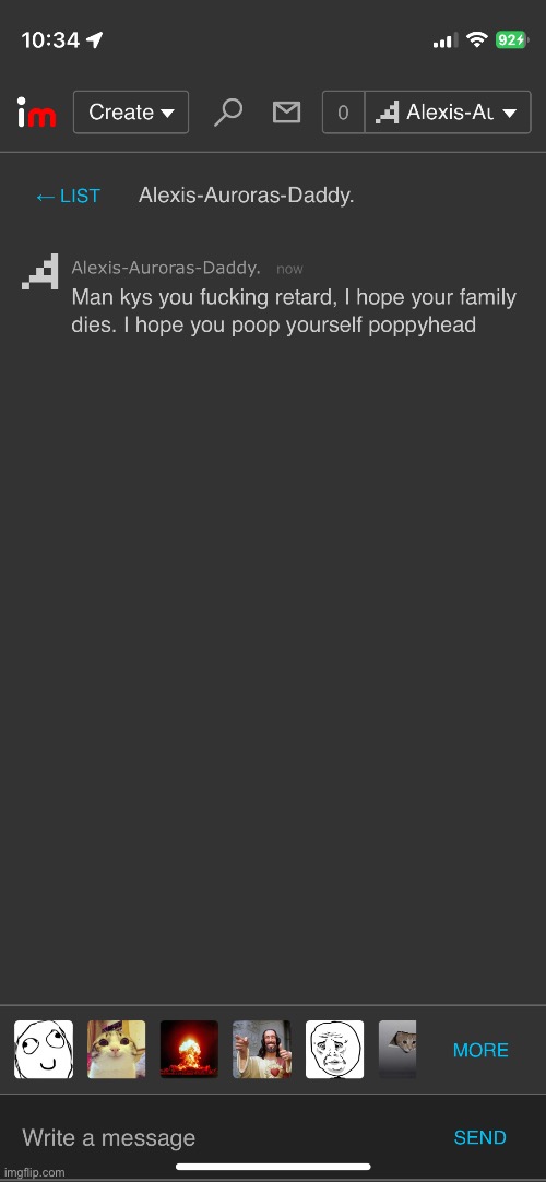 Mods ban this guy for harassment | made w/ Imgflip meme maker