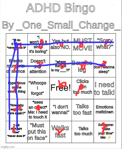 Checks out | image tagged in adhd bingo,never forget | made w/ Imgflip meme maker
