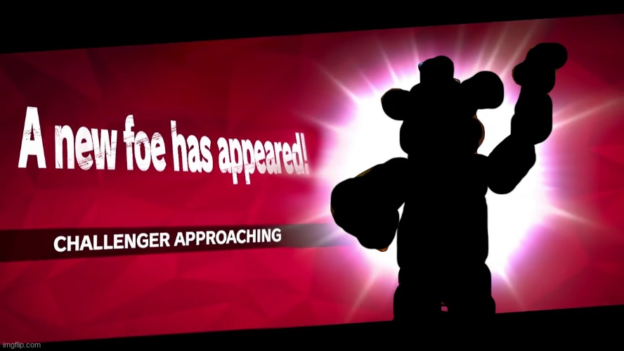 Super Smash Bros. Challenger Approaching | image tagged in super smash bros challenger approaching | made w/ Imgflip meme maker