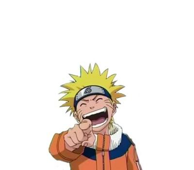 High Quality naruto laughing Blank Meme Template