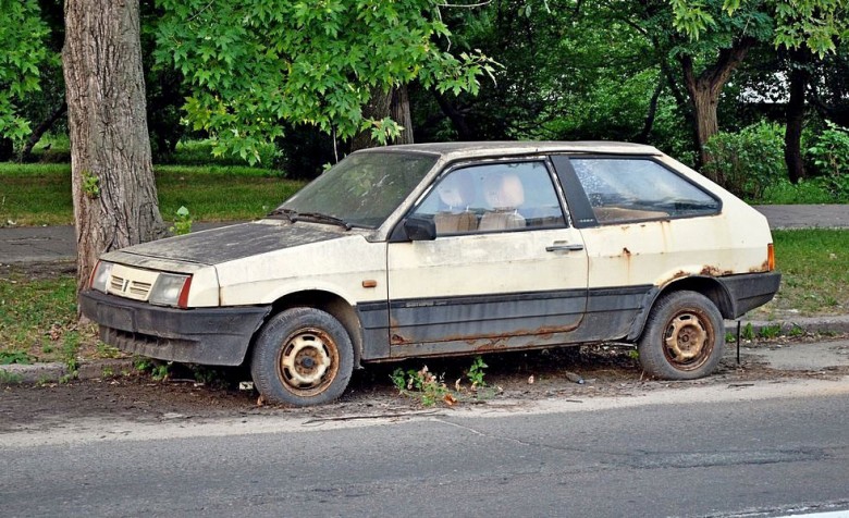 High Quality Old rusty car Blank Meme Template