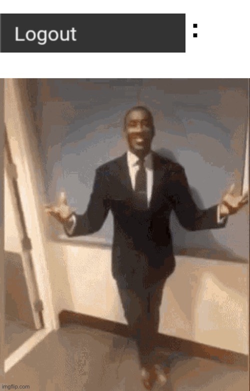 smiling black guy in suit | : | image tagged in smiling black guy in suit | made w/ Imgflip meme maker