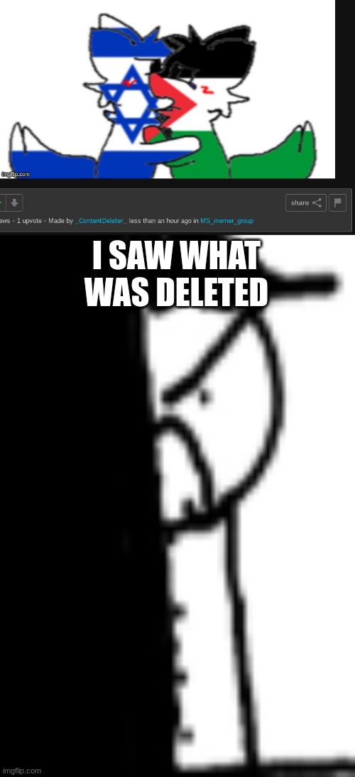 I SAW WHAT WAS DELETED | made w/ Imgflip meme maker