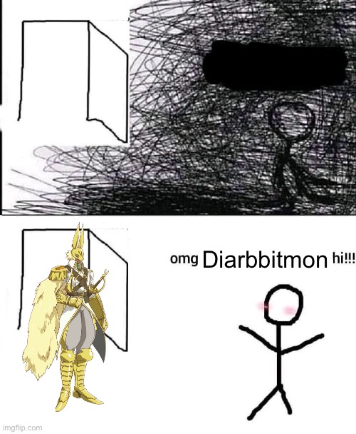 OMG hi | Diarbbitmon | image tagged in omg hi | made w/ Imgflip meme maker