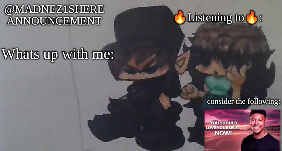 real announcement(madnez1shere) Blank Meme Template