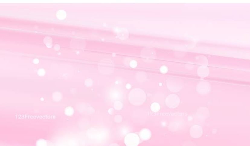 High Quality Soft baby pink pastel background with sparkle bubbles Blank Meme Template