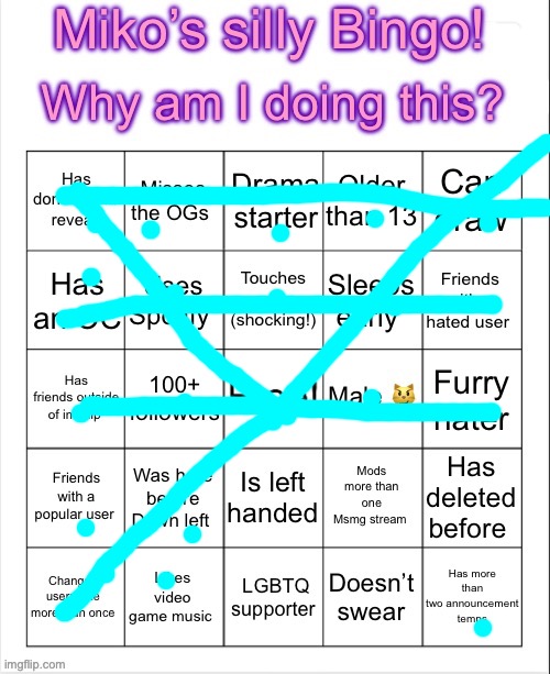 WE ARE........ THE SAME | image tagged in miko's bingo | made w/ Imgflip meme maker
