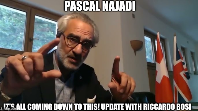 Pascal Najadi: It's All Coming Down to This! Update With Riccardo Bosi (Video) 