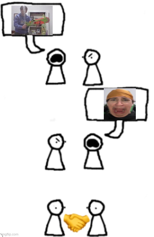 Two plebs (but they agree) | image tagged in two plebs but they agree | made w/ Imgflip meme maker