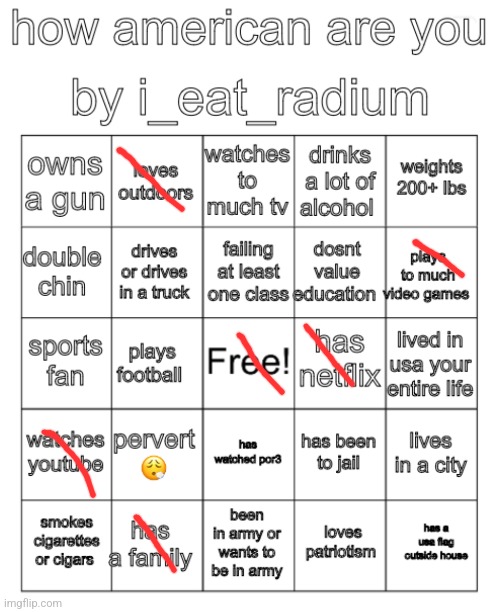 Idk what i expected I'm canadian | image tagged in bingo | made w/ Imgflip meme maker