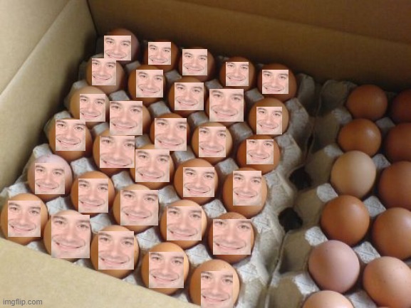 my dad is an egg | image tagged in funny,bald,memes,dank,eggs | made w/ Imgflip meme maker