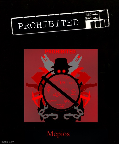 High Quality Prohibited Blank Meme Template
